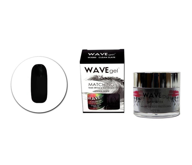 WAVEGEL 3IN1 MATCHING (GEL+LACQUER+DIP) - #80(WCG80) CLEAN SLATE Hover Image