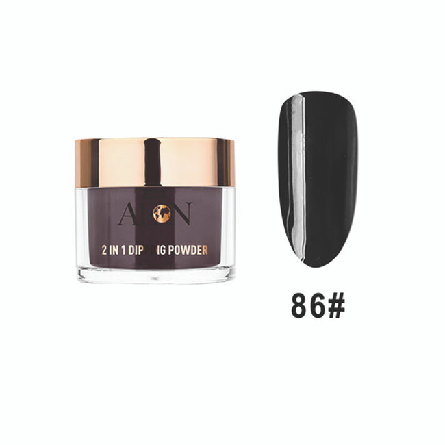 Aeon Dipping Powder - Black Bubbles #086 Main Image