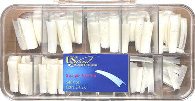 USN - Straight Natural Nail Tips Refill Main Image