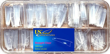 USN - STRAIGHT CLEAR NAIL TIP 540/BOX Main Image