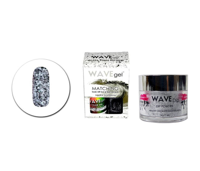 WAVEGEL 3IN1 MATCHING (GEL+LACQUER+DIP) - #93(WCG93) POLKA DOT BIKINI Hover Image