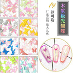 Flowers & Butterfly Mix Nail Art Decal (set of 6) Na023