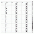 Berkeley Salon Appointment Book - 6 Column 150 pages AB106