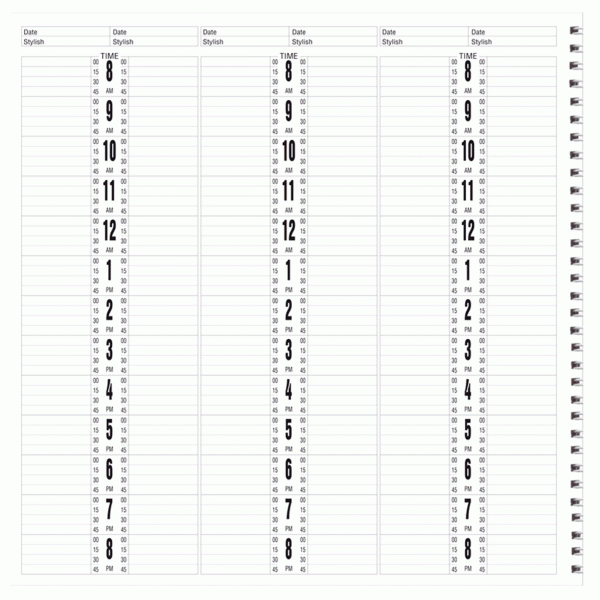 Berkeley Salon Appointment Book - 6 Column 150 pages AB106