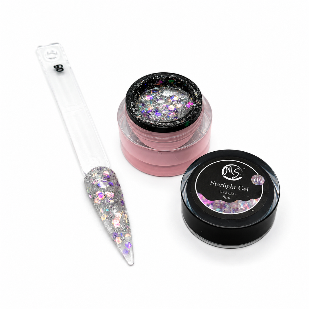 MS Starlight Gel Stone &amp; Glow Effect 18 Colors