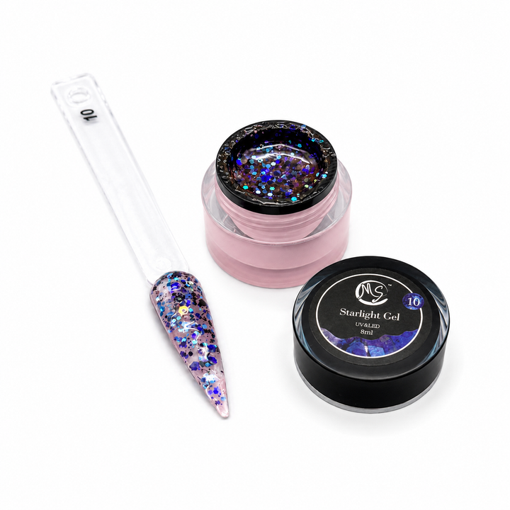 MS Starlight Gel Stone &amp; Glow Effect 18 Colors