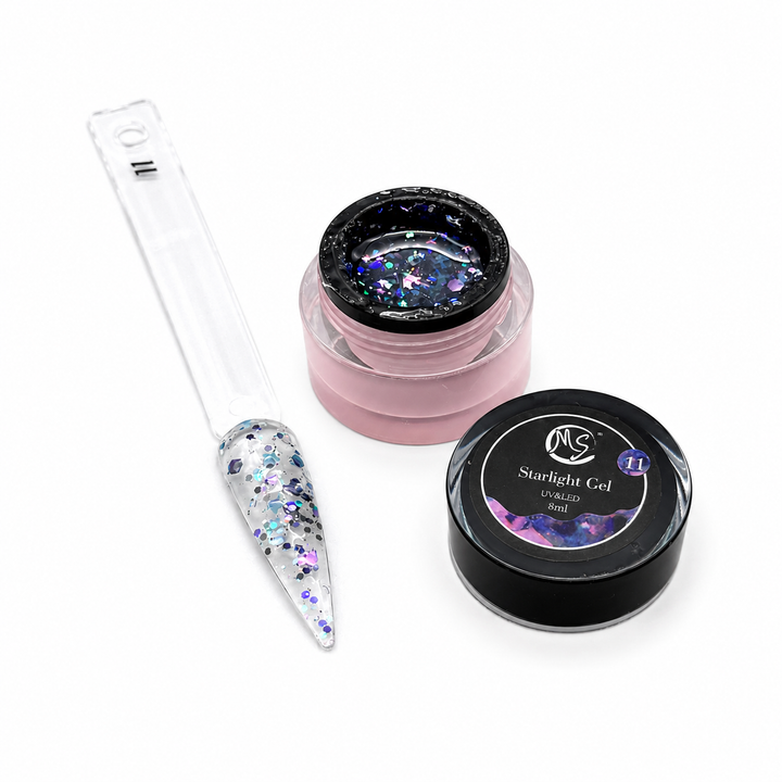 MS Starlight Gel Stone &amp; Glow Effect 18 Colors