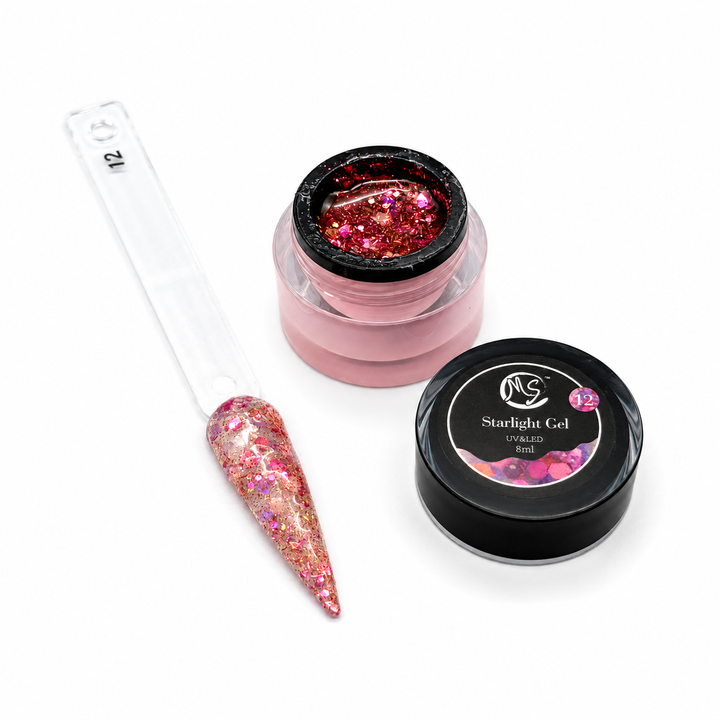 MS Starlight Gel Stone &amp; Glow Effect 18 Colors