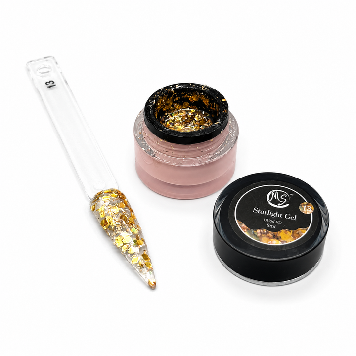 MS Starlight Gel Stone &amp; Glow Effect 18 Colors