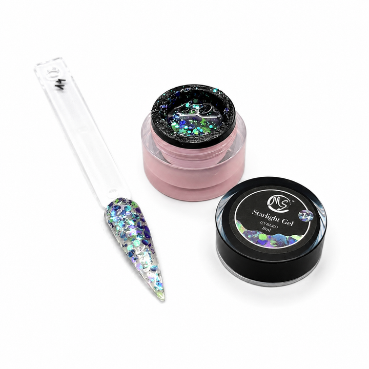 MS Starlight Gel Stone &amp; Glow Effect 18 Colors