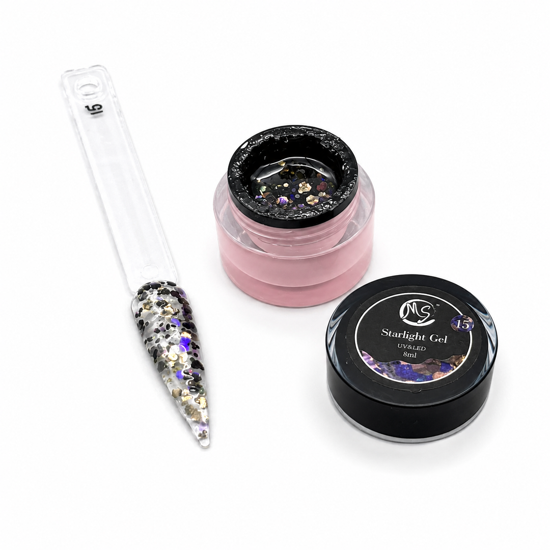 MS Starlight Gel Stone &amp; Glow Effect 18 Colors