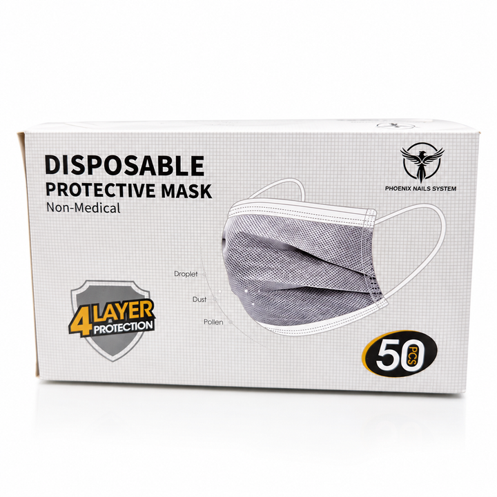 Phoenix Carbon Disposable Face Mask 4 Layers