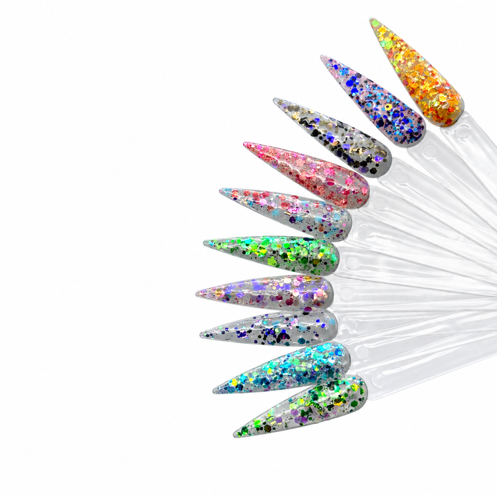 MS Starlight Gel Stone &amp; Glow Effect 18 Colors