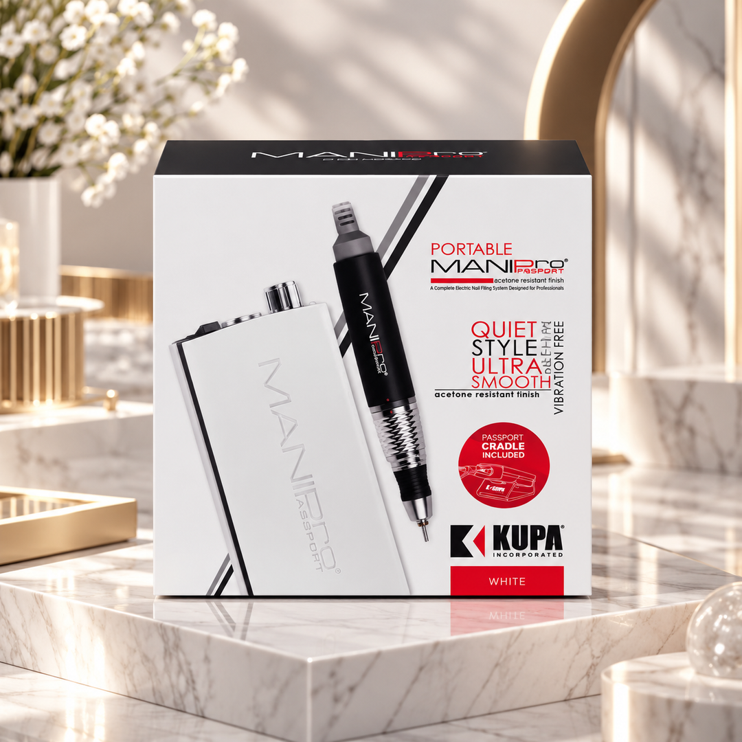 Kupa MANIPro Passport Complete - White + Companion Handpiece Set