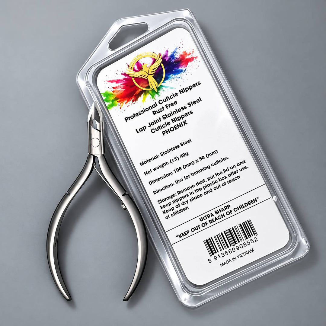 Phoenix Stainless Steel Round Cuticle Nipper N-01 ( BUY 5 GET 1 FREE )