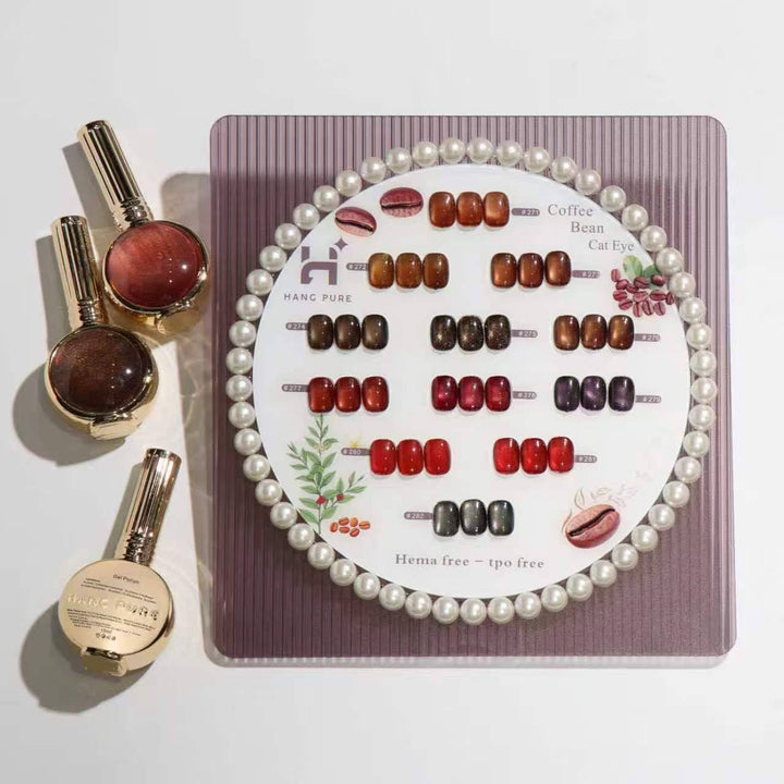 Hang Cateye Coffee Bean Collection 12 Colors - Free 2 Magnet