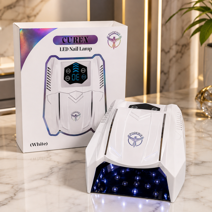 COMBO Phoenix Flexi All-In-One Nail Care - Curex UV Nail Lamp + Kit Top + Kit Base + Kit Bonder