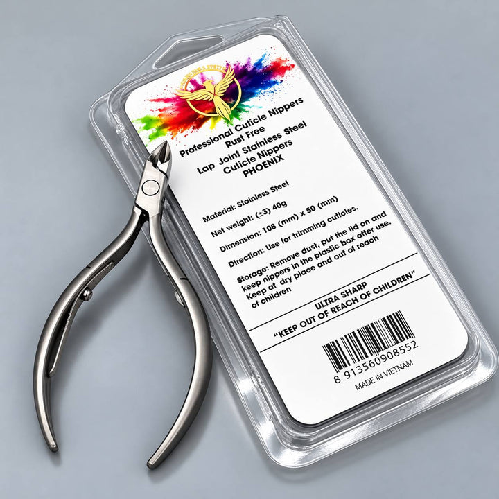 Phoenix Stainless Steel Square Cuticle Nipper N-03 ( BUY 5 GET 1 FREE )