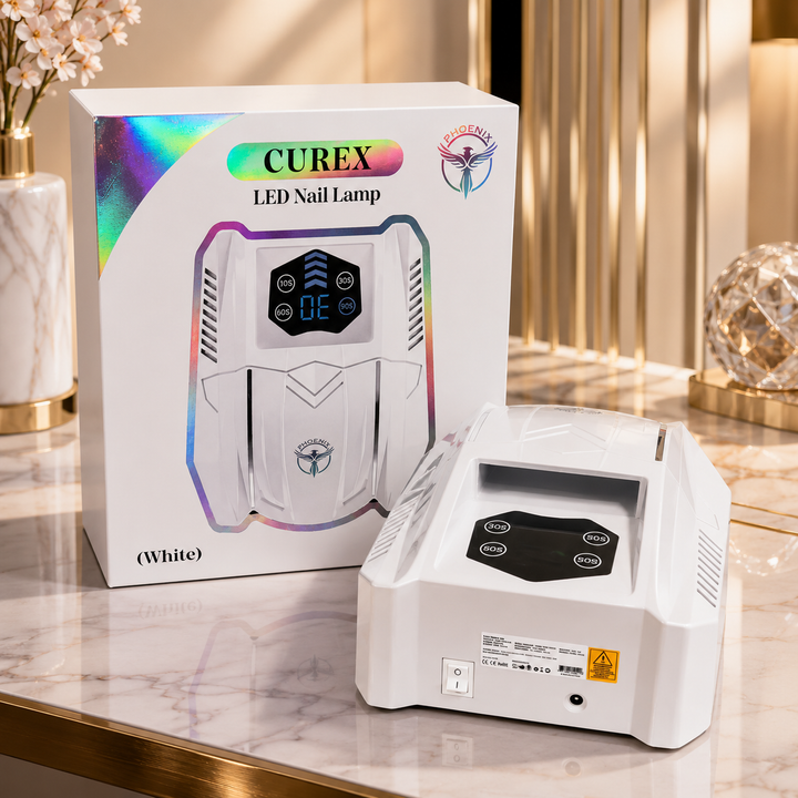 COMBO Phoenix Flexi All-In-One Nail Care - Curex UV Nail Lamp + Kit Top + Kit Base + Kit Bonder