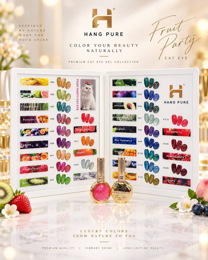 HANG FRUIT CATEYE 24 COLORS FREE 1 MAGNET