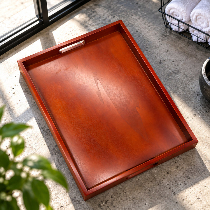 Wooden Pedicure Tray