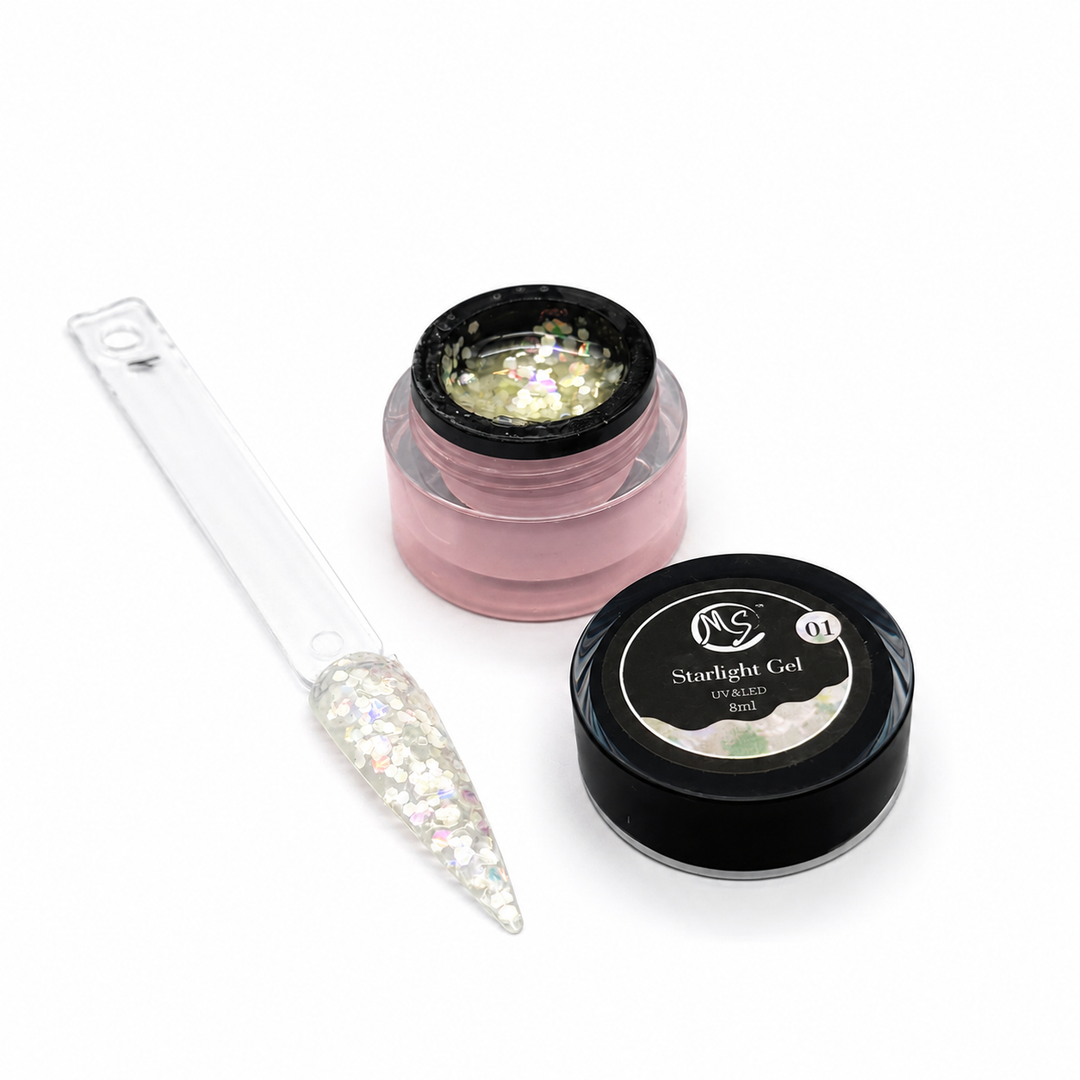 MS Starlight Gel Stone &amp; Glow Effect 18 Colors