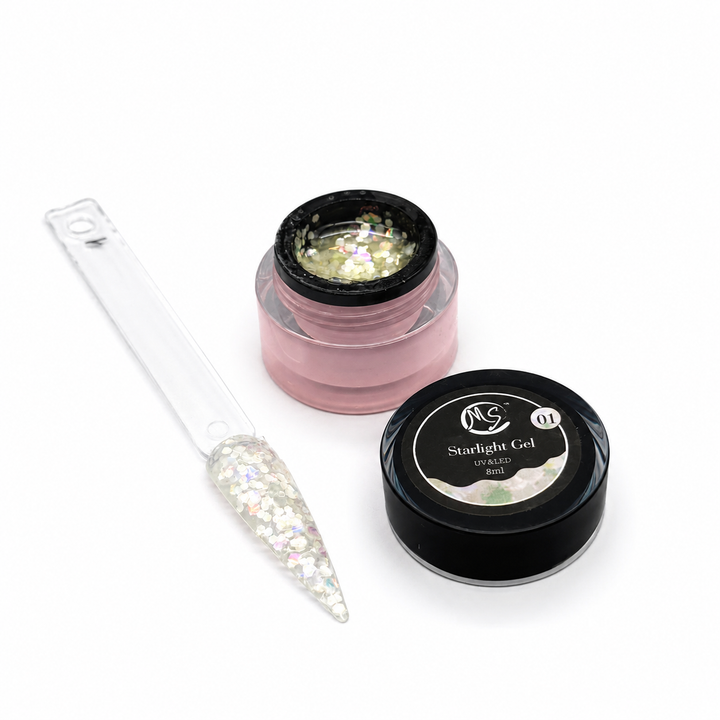 MS Starlight Gel Stone &amp; Glow Effect 18 Colors
