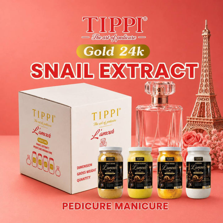 TIPPI Gold 24K Snail Extract 4-Step Pedicure (All Scents)