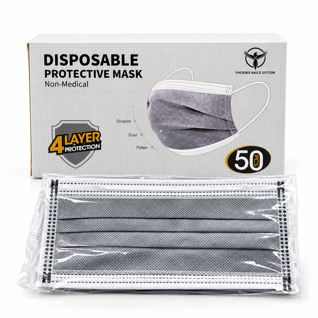 Phoenix Carbon Disposable Face Mask 4 Layers