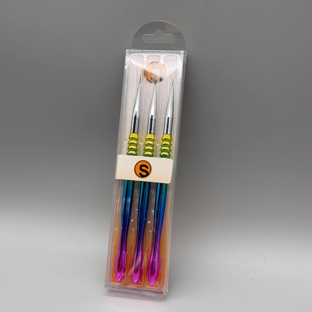 Foxy x Sunny Liner Brush 3 Size (Set of 3)
