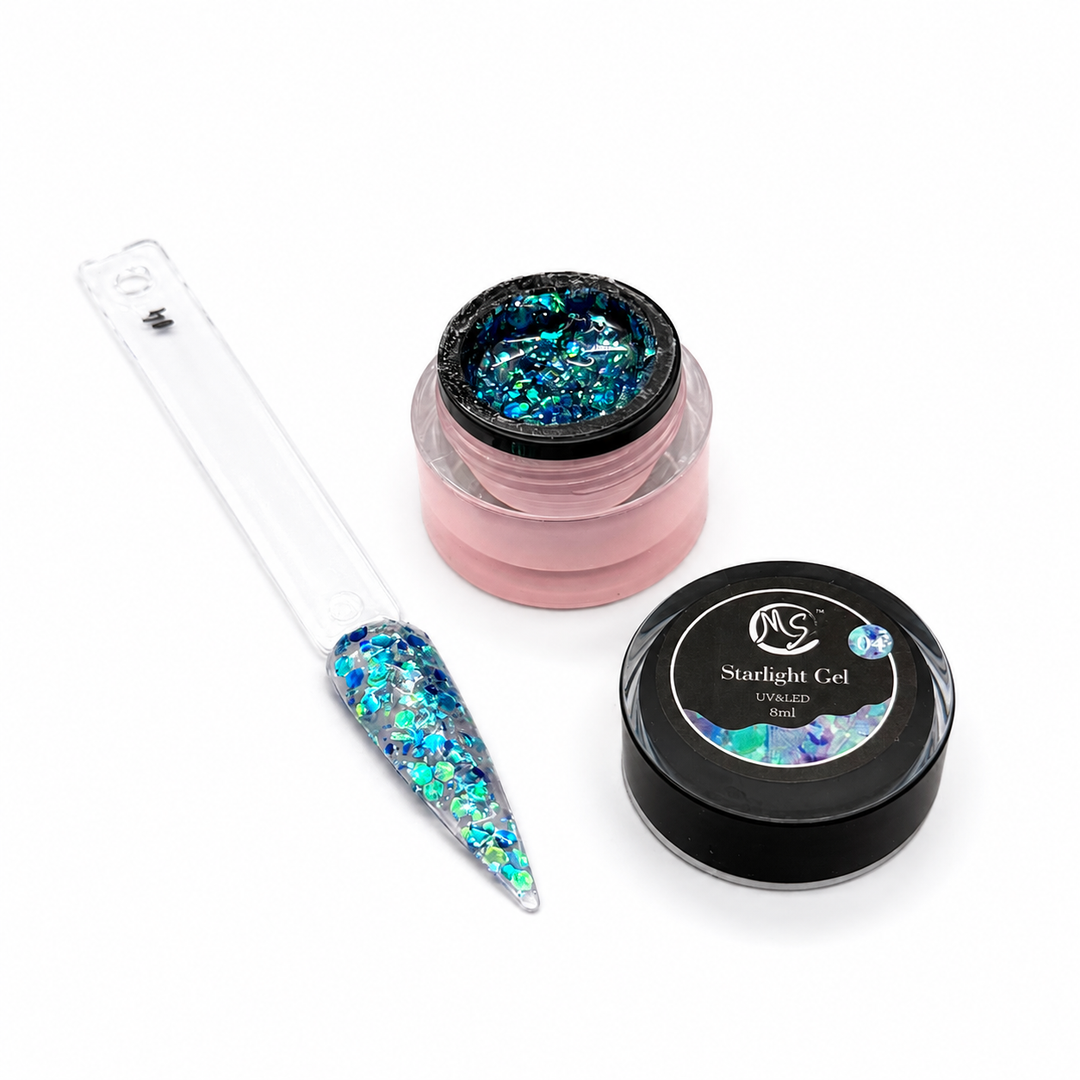 MS Starlight Gel Stone &amp; Glow Effect 18 Colors
