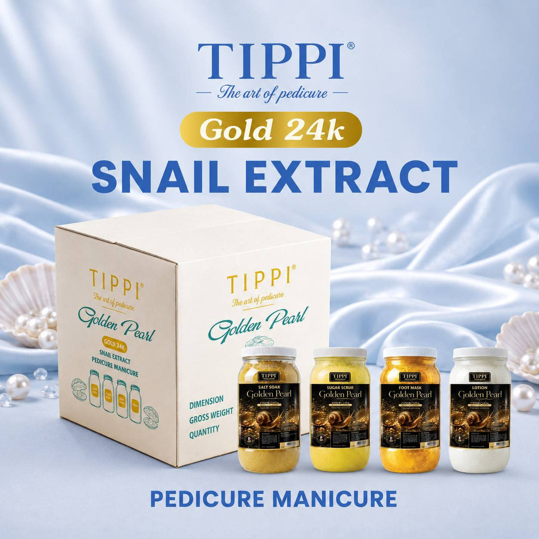 TIPPI Gold 24K Snail Extract 4-Step Pedicure | 1 Gallon Each