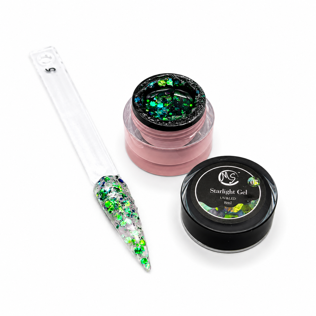MS Starlight Gel Stone &amp; Glow Effect 18 Colors