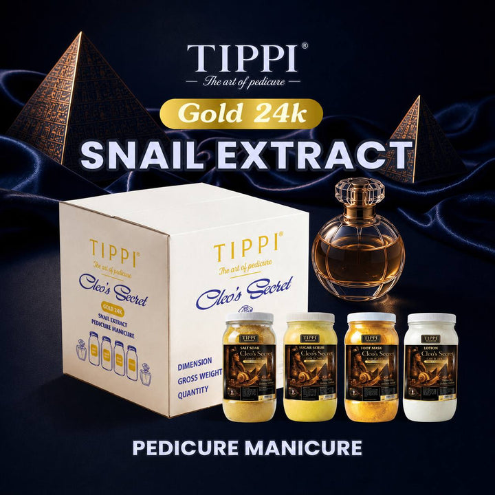 TIPPI Gold 24K Snail Extract 4-Step Pedicure | 1 Gallon Each