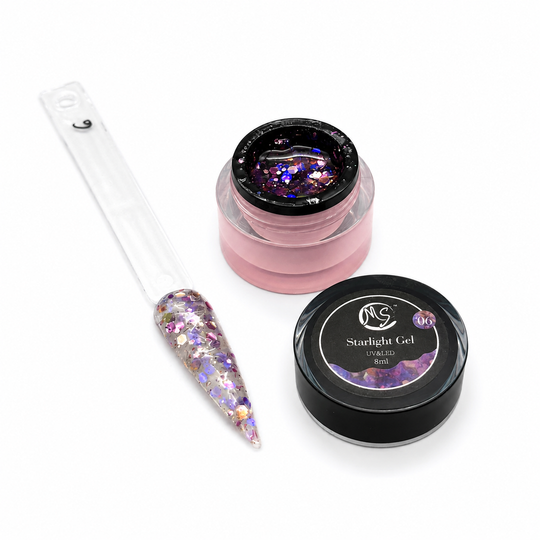 MS Starlight Gel Stone &amp; Glow Effect 18 Colors