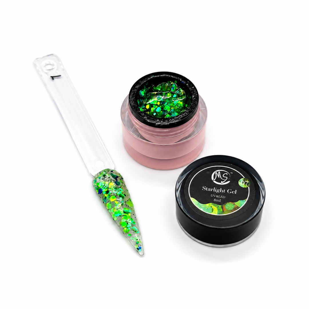 MS Starlight Gel Stone &amp; Glow Effect 18 Colors