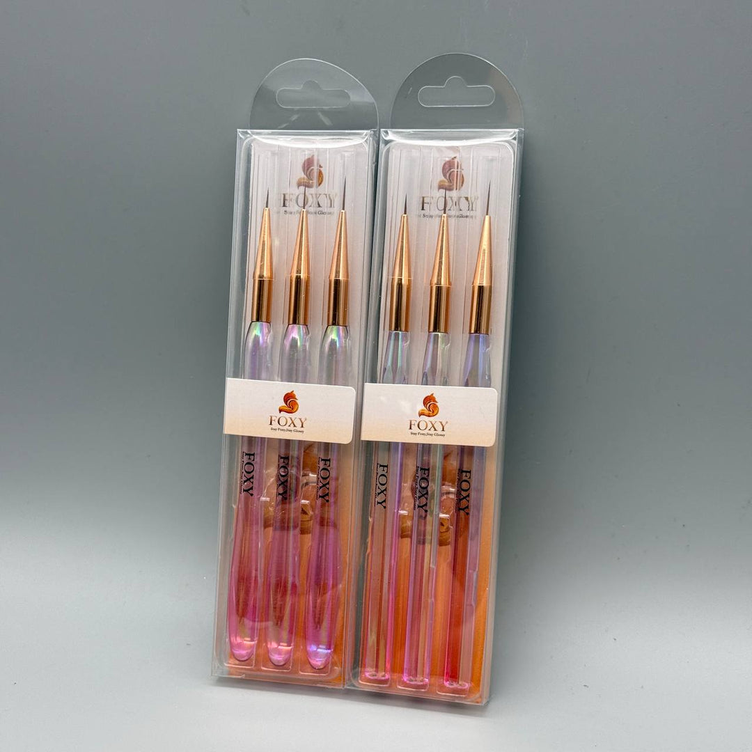 Foxy x Sunny Liner Brush 3 Size (Set of 3)