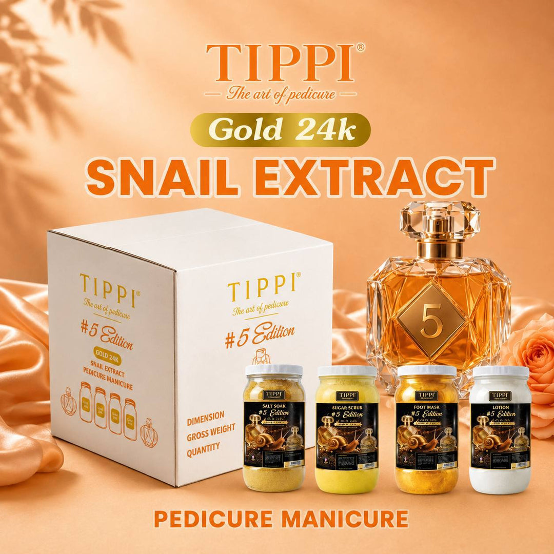 TIPPI Gold 24K Snail Extract 4-Step Pedicure (All Scents)