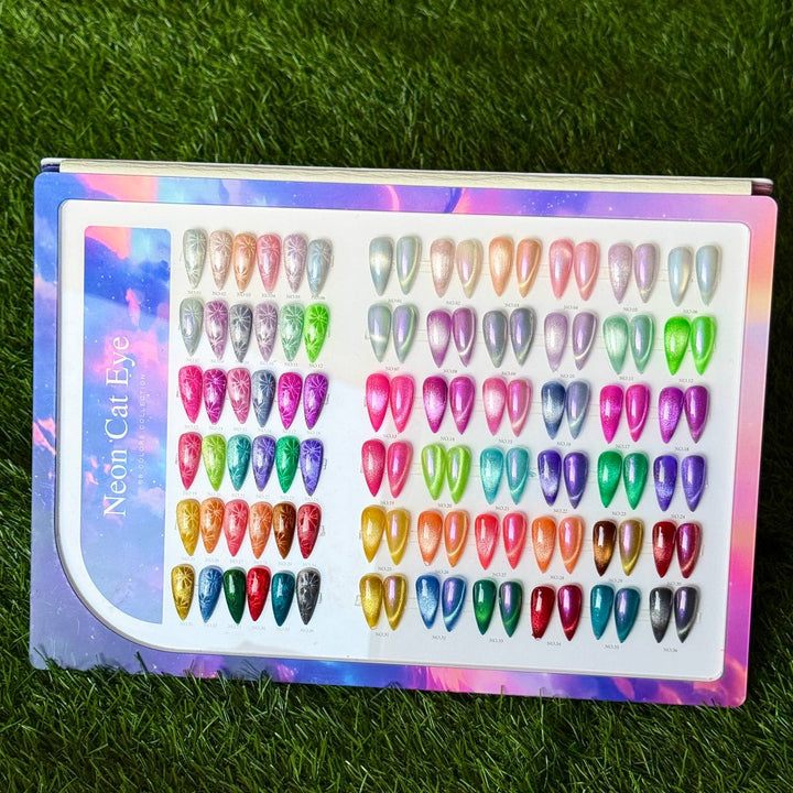 HANG Neon Cateye Gel 36 Colors 18ml + Free Display