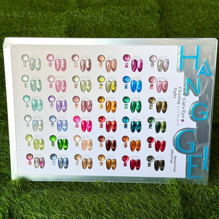 HANG Gel Cateye Chasing Light 36 Colors 18ml + Free Display