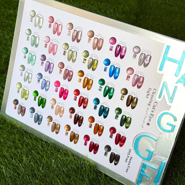 HANG Gel Cateye Chasing Light 36 Colors 18ml + Free Display