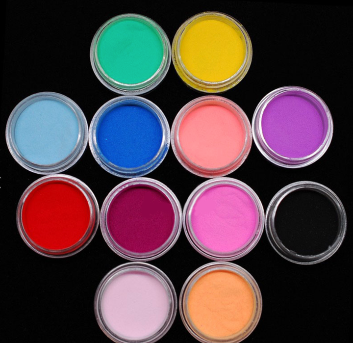 Acrylic Nail Powder (set of 12)