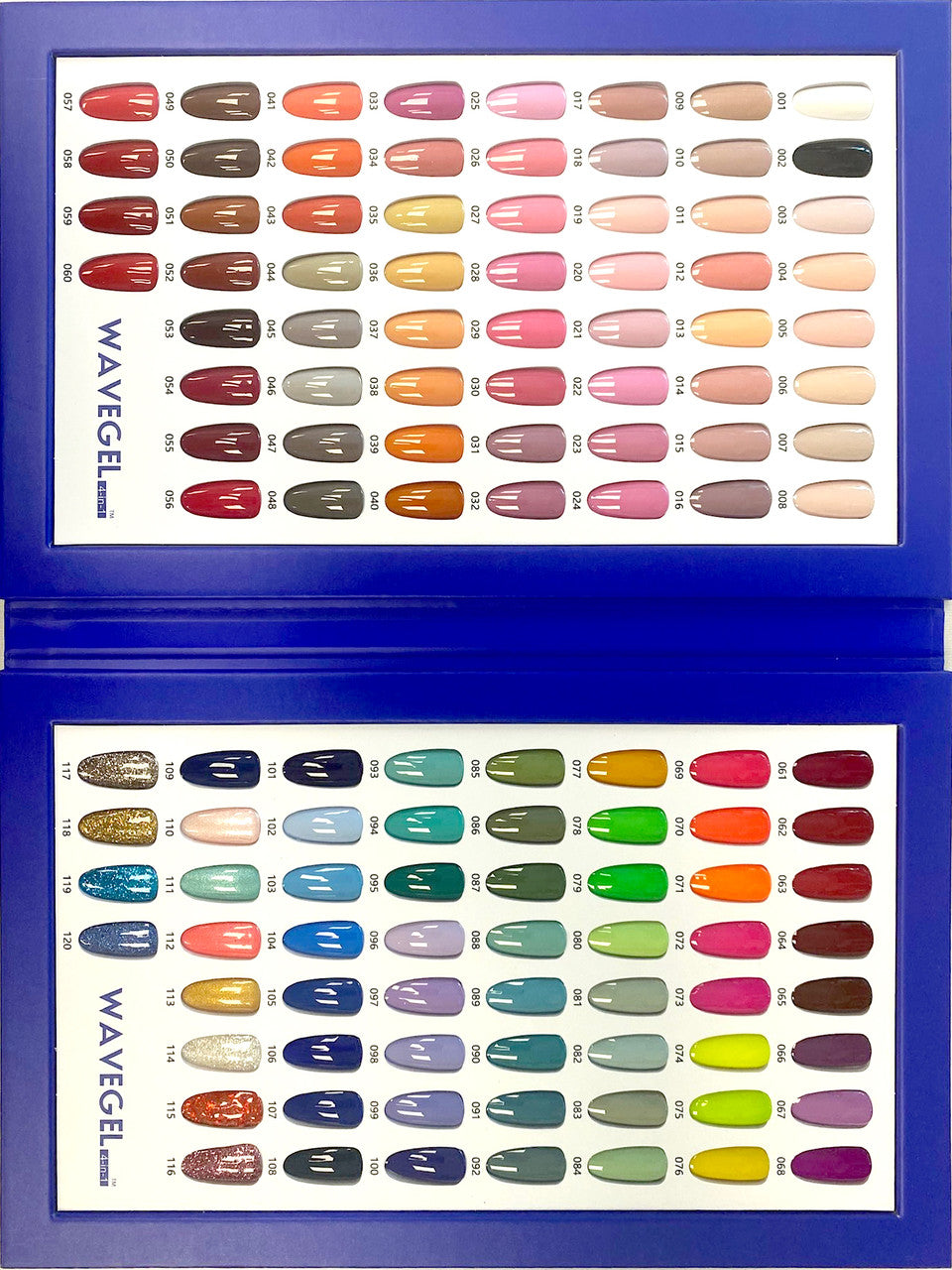 WaveGel 4in1 120 Colors Royal Collection - FREE 1 Sunny Led Lamp +1 Color Book + 1 Sample Tip