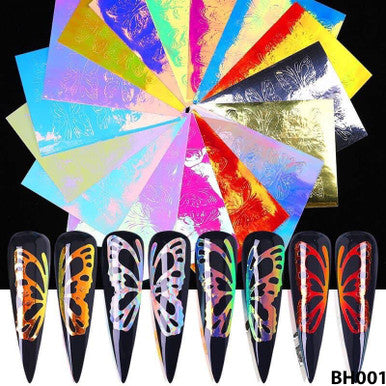 BH001 - Butterfly Holo Decal (set of 16)