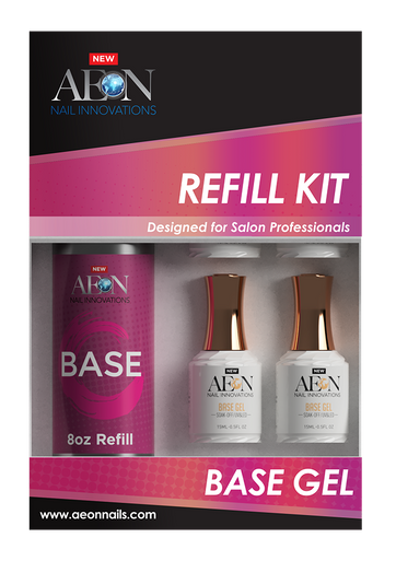 Aeon Base Gel Refill 8oz + 4 Free Base Gel 0.5oz