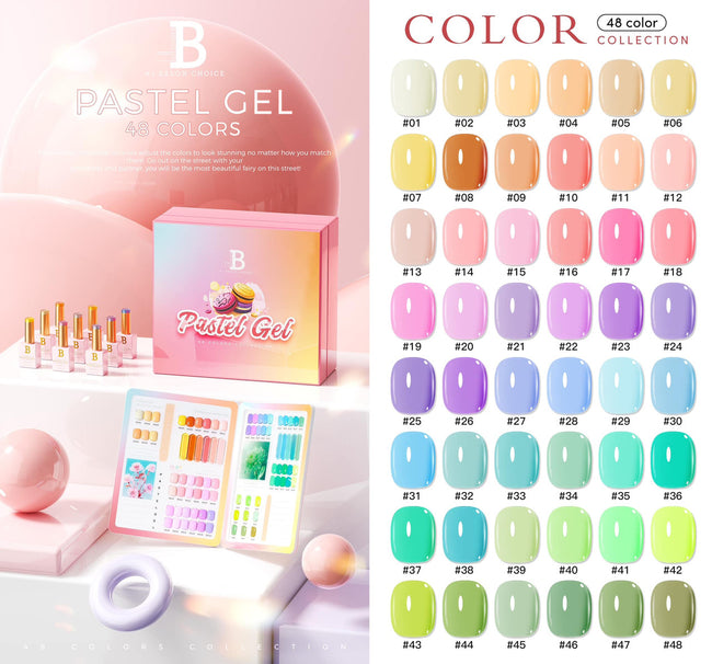Billionaire Pastel Collection 48 Colors + Free Sample Tip Hover Image