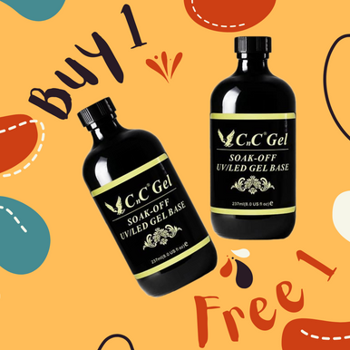 CNC SOAK-OFF GEL BASE 8OZ Buy 1 Get 1 Free
