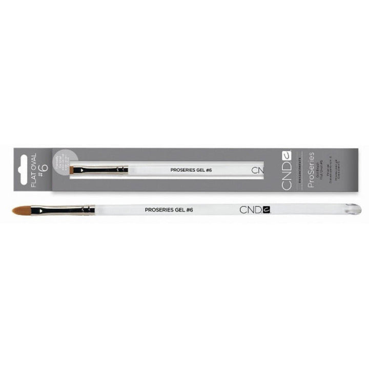 CND Proseries L&amp;P Gel Brush Flat Oval 