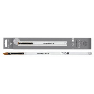 CND Proseries L&amp;P Gel Brush Flat Oval 