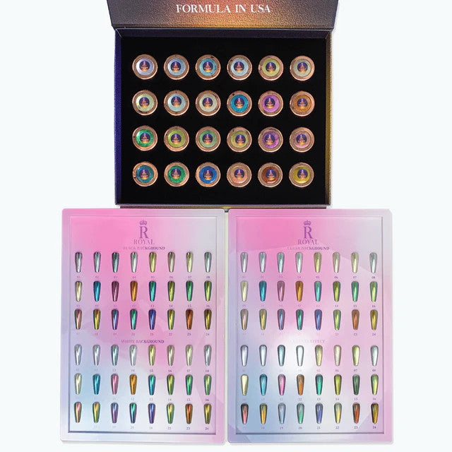 ROYAL CAT EYE CHROME POWDER COLLECTION 2IN1 | 24 COLORS Main Image